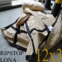 Lona RipStop Cotton Lona Encerado 12 x 3 Super Impermeável +Corda Preta 40m Poliéster Estática 10mm